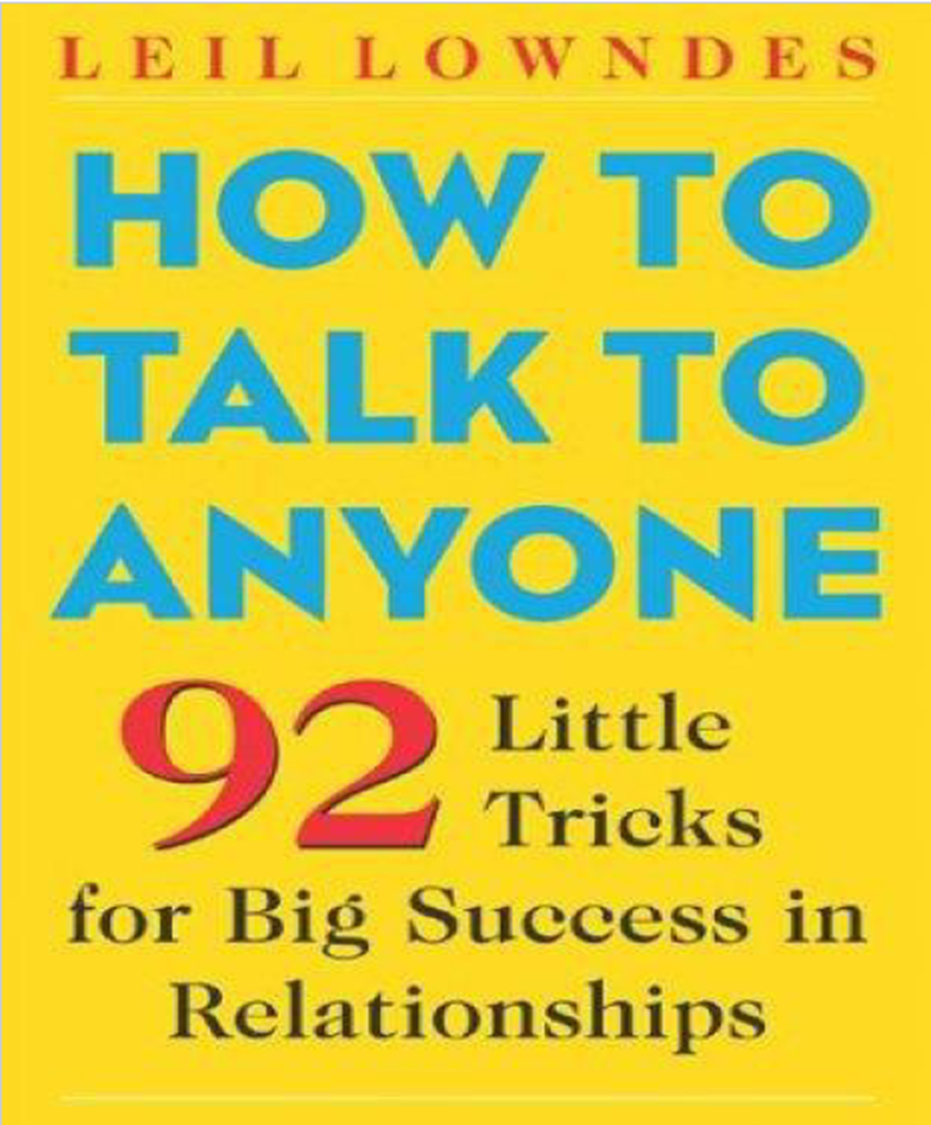 how to talk to.anyone book summary reddit